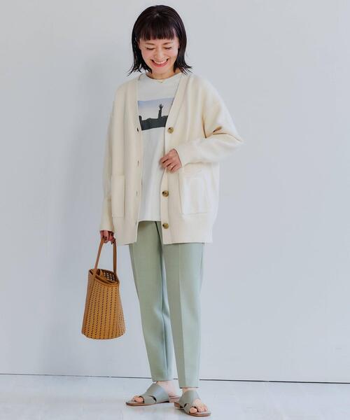 green label relaxing（グリーンレーベルリラクシング）の「[ XS / H148-155cm ][ 1_OF MINE ]★★FFC スティック パンツ ＜XS＞（その他パンツ・レディース・ネイビー/ナチュラル/ブラウン/ライム・XS）」の8枚目の写真