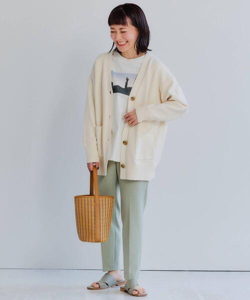 green label relaxing（グリーンレーベルリラクシング）の「[ XS / H148-155cm ][ 1_OF MINE ]★★FFC スティック パンツ ＜XS＞（その他パンツ・レディース・ネイビー/ナチュラル/ブラウン/ライム・XS）」の10枚目の写真