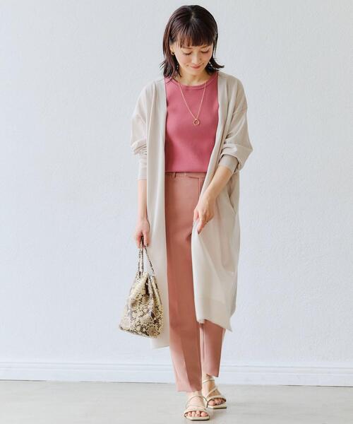 green label relaxing（グリーンレーベルリラクシング）の「[ XS / H148-155cm ][ 1_OF MINE ]★★FFC スティック パンツ ＜XS＞（その他パンツ・レディース・ネイビー/ナチュラル/ブラウン/ライム・XS）」の11枚目の写真