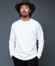 T/C HEAVY CTN TAB PKT TEE L/S:T/Cヘビーコットン グログランテープ タブ ポケット ロングスリーブ