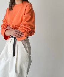 CANAL JEAN | via j(ヴィアジェイ) カラーミニ裏毛ロングTシャツ(Tシャツ/カットソー)