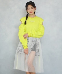 PINKHUNT チュールスカート付きトレーナー 5181