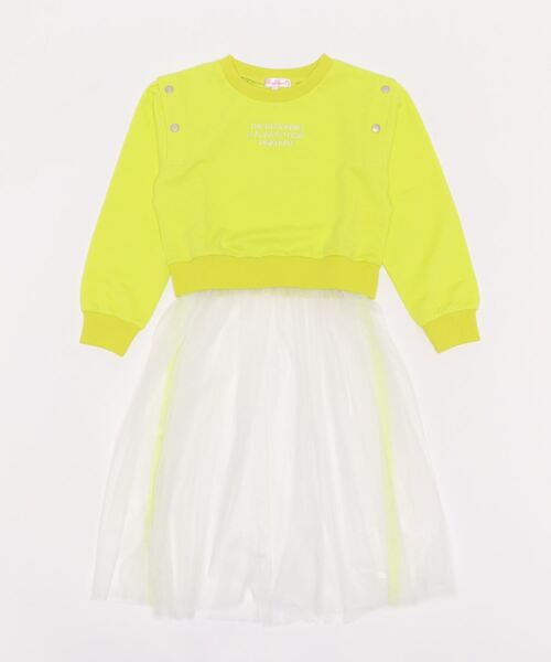 PINKHUNT（ピンクハント）の「PINKHUNT チュールスカート付きトレーナー 5181（スウェット・キッズ・ブラック/グリーン系その他2・130cm/140cm/150cm/160cm/120cm）」の8枚目の写真