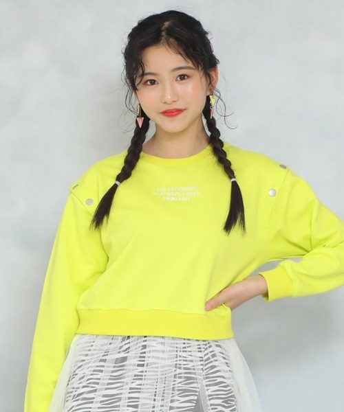 PINKHUNT（ピンクハント）の「PINKHUNT チュールスカート付きトレーナー 5181（スウェット・キッズ・ブラック/グリーン系その他2・130cm/140cm/150cm/160cm/120cm）」の13枚目の写真