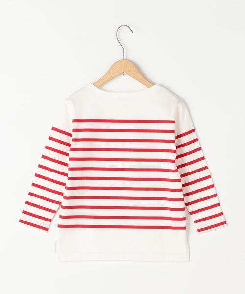 coen（コーエン）の「【coen キッズ/ジュニア】コンパクト天竺ボーダーTシャツ（Tシャツ/カットソー・キッズ・コバルトブルー/レッド・150/100/120/110/130/140）」の5枚目の写真