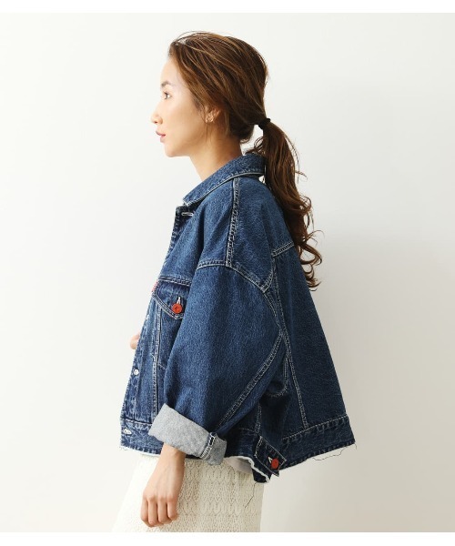 RODEO CROWNS WIDE BOWL（ロデオクラウンズワイドボウル）の「ドルマンデニムGジャン（その他アウター・レディース・ライトブルー/ブルー・FREE）」の20枚目の写真