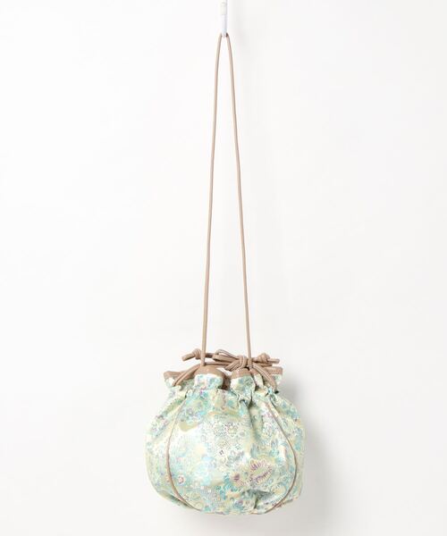 y/m by misato（イムバイミサト）の「チャイナ巾着BAG（ショルダーバッグ・レディース・ベージュ/パープル・FREE）」の11枚目の写真