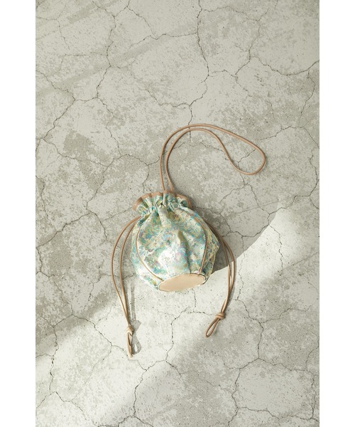 y/m by misato（イムバイミサト）の「チャイナ巾着BAG（ショルダーバッグ・レディース・ベージュ/パープル・FREE）」の15枚目の写真