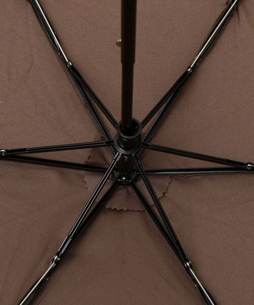SHIPS（シップス）の「HAISHOKU SHORT 晴雨傘 21SS◇（折りたたみ傘・レディース・ブラウン/ライトグリーン・ONE SIZE）」の3枚目の写真