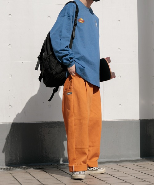 Perushu（ペルーシュ）の「アソートプリントロンT（Tシャツ/カットソー・メンズ・その他/ホワイト/オフホワイト/ブラック/チャコールグレー/サックスブルー・MEDIUM/LARGE/X-LARGE）」の20枚目の写真