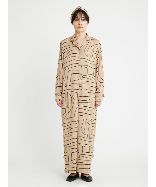 styling/（スタイリング）の「styling×gelato piqueリラックスオールインワン（つなぎ/オールインワン・レディース・ブラック/ベージュ・FREE）」の14枚目の写真