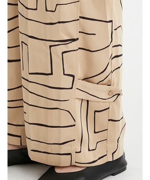 styling/（スタイリング）の「styling×gelato piqueリラックスオールインワン（つなぎ/オールインワン・レディース・ブラック/ベージュ・FREE）」の4枚目の写真