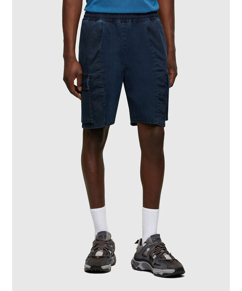 【DIESEL】 ショートパンツトラックデニム D-Sunny Joggjeans D-SUNNY TRACK DENIM JOGGJEANS