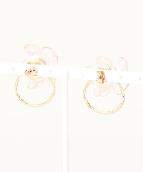 Ein（アイン）の「【Ein】モチーフピアス（ピアス（両耳用）・レディース・ゴールド/クリア/シルバー・FREE）」の4枚目の写真