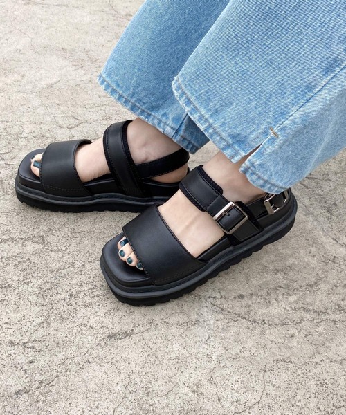 PBLIM（ページボーイリム）の「【PAGEBOYLIM】アツゾコサンダル（サンダル・レディース・ブラック・MEDIUM/LARGE）」の3枚目の写真