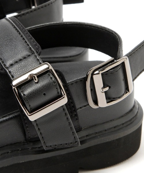 PBLIM（ページボーイリム）の「【PAGEBOYLIM】アツゾコサンダル（サンダル・レディース・ブラック・MEDIUM/LARGE）」の8枚目の写真