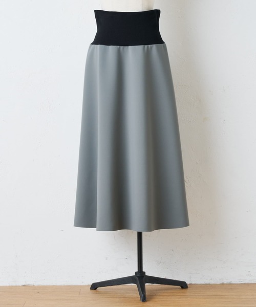 BEARDSLEY（ビアズリー）の「ウエストテレコダンボールスカート（スカート・レディース・グレー/ネイビー・FREE/SMALL）」の20枚目の写真