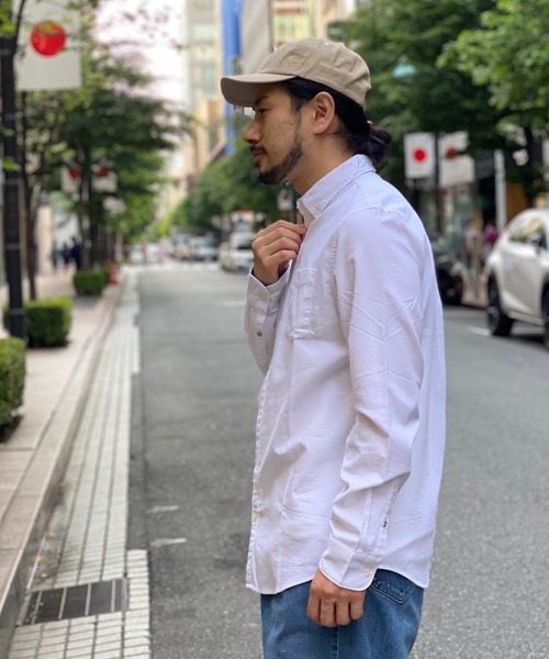 Original Penguin by Munsingwear（オリジナルペンギン バイ マンシングウェア）の「オックスフォードボタンダウンシャツ（シャツ/ブラウス・メンズ・ホワイト/ネイビー/ピンク/ブルー・S/M/L/XL）」の7枚目の写真