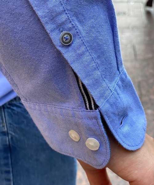 Original Penguin by Munsingwear（オリジナルペンギン バイ マンシングウェア）の「オックスフォードボタンダウンシャツ（シャツ/ブラウス・メンズ・ホワイト/ネイビー/ピンク/ブルー・S/M/L/XL）」の11枚目の写真