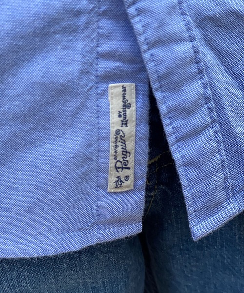 Original Penguin by Munsingwear（オリジナルペンギン バイ マンシングウェア）の「オックスフォードボタンダウンシャツ（シャツ/ブラウス・メンズ・ホワイト/ネイビー/ピンク/ブルー・S/M/L/XL）」の12枚目の写真