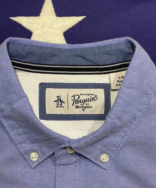 Original Penguin by Munsingwear（オリジナルペンギン バイ マンシングウェア）の「オックスフォードボタンダウンシャツ（シャツ/ブラウス・メンズ・ホワイト/ネイビー/ピンク/ブルー・S/M/L/XL）」の10枚目の写真
