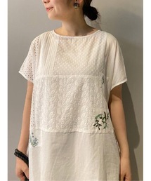 BEARDSLEY | パッチワーク&刺繍ブラウス(シャツ/ブラウス)