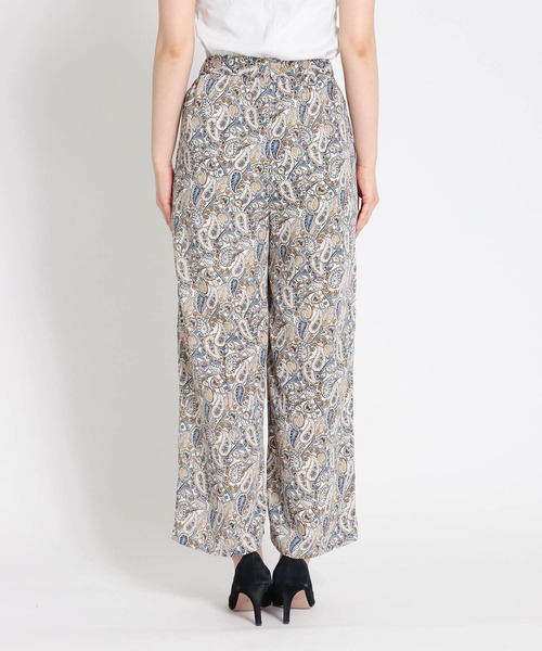 Cepica（セピカ）の「ペイズリープリント イージーパンツ（スラックス・レディース・オフホワイト・FREE）」の3枚目の写真