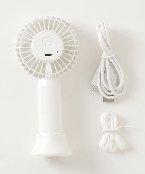 WEGO（ウィゴー）の「WEGO/ミニハンディファン（生活家電・レディース・ホワイト・FREE）」の6枚目の写真