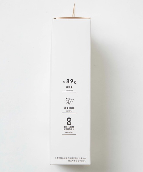 WEGO（ウィゴー）の「WEGO/ミニハンディファン（生活家電・レディース・ホワイト・FREE）」の7枚目の写真