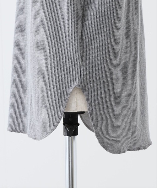 417 EDIFICE（フォーワンセブンエディフィス）の「T/C ワッフル ラウンド タンクトップ（タンクトップ・メンズ・ベージュ/ブラック/ホワイト/チャコールグレー・MEDIUM/X-LARGE/LARGE/SMALL）」の10枚目の写真