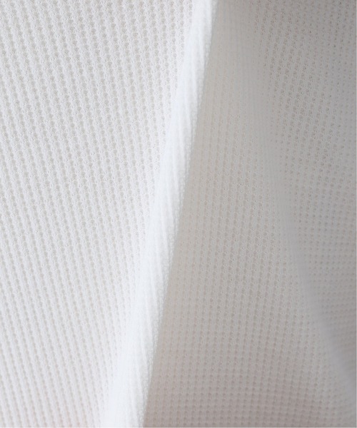 417 EDIFICE（フォーワンセブンエディフィス）の「T/C ワッフル ラウンド タンクトップ（タンクトップ・メンズ・ベージュ/ブラック/ホワイト/チャコールグレー・MEDIUM/X-LARGE/LARGE/SMALL）」の15枚目の写真