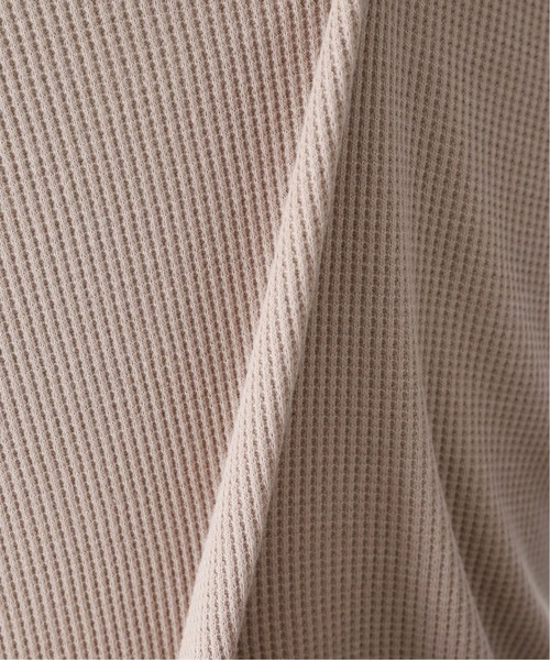 417 EDIFICE（フォーワンセブンエディフィス）の「T/C ワッフル ラウンド タンクトップ（タンクトップ・メンズ・ベージュ/ブラック/ホワイト/チャコールグレー・MEDIUM/X-LARGE/LARGE/SMALL）」の16枚目の写真