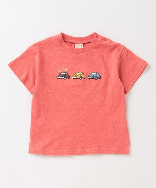 petit main（プティマイン）の「【吸汗涼感】刺しゅうTシャツ（Tシャツ/カットソー・キッズ・ホワイト/レッド/サックスブルー・110cm/120cm/80ｃｍ/100cm/130cm/90cm）」の15枚目の写真