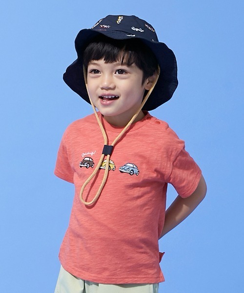 petit main（プティマイン）の「【吸汗涼感】刺しゅうTシャツ（Tシャツ/カットソー・キッズ・ホワイト/レッド/サックスブルー・110cm/120cm/80ｃｍ/100cm/130cm/90cm）」の16枚目の写真