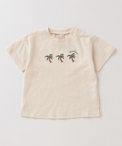 petit main（プティマイン）の「【吸汗涼感】刺しゅうTシャツ（Tシャツ/カットソー・キッズ・ホワイト/レッド/サックスブルー・110cm/120cm/80ｃｍ/100cm/130cm/90cm）」の19枚目の写真