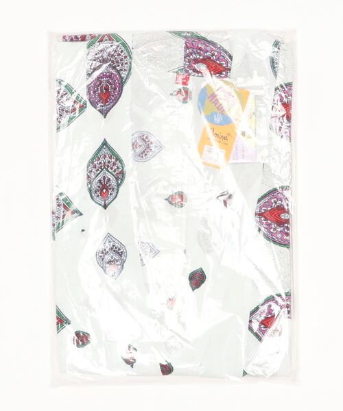 チャイハネ（チャイハネ）の「【チャイハネ】アフリカン柄セパレート浴衣（浴衣・レディース・ホワイト/レッド/ターコイズブルー・FREE）」の7枚目の写真