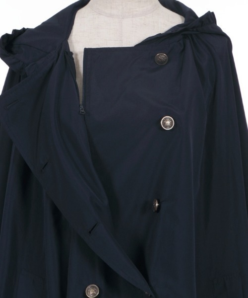 axes femme(アクシーズファム)の「ナポレオン風レインポンチョ(レインコート/ポンチョ・レディース・カーキ/ネイビー・MEDIUM)」の5枚目の写真