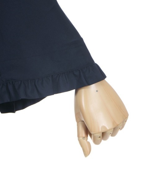 axes femme(アクシーズファム)の「ナポレオン風レインポンチョ(レインコート/ポンチョ・レディース・カーキ/ネイビー・MEDIUM)」の6枚目の写真