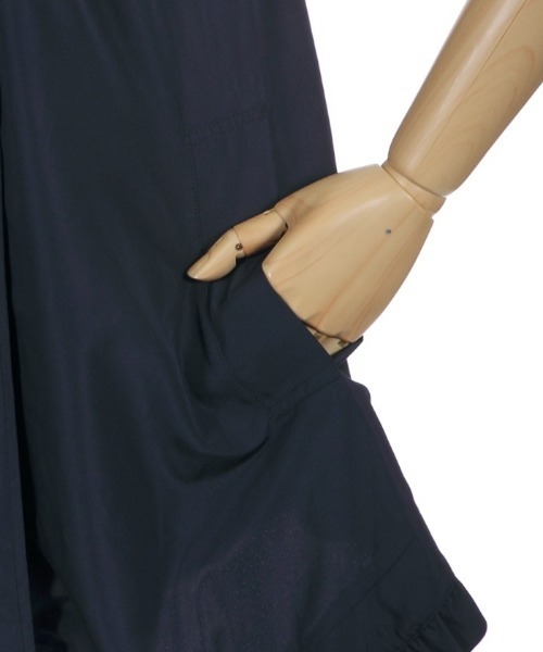 axes femme(アクシーズファム)の「ナポレオン風レインポンチョ(レインコート/ポンチョ・レディース・カーキ/ネイビー・MEDIUM)」の7枚目の写真