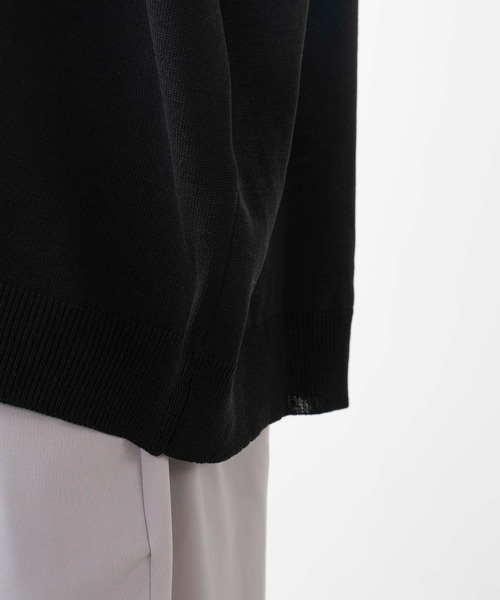 WEGO（ウィゴー）の「WEGO/リネンライクニット半袖ポロ（ニット/セーター・メンズ・ダークオレンジ/ブラック・LARGE/MEDIUM）」の17枚目の写真