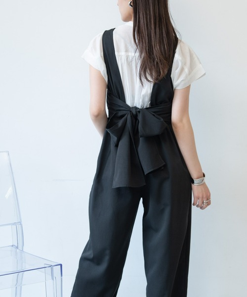 サロペット・オーバーオール・オールインワン Eaphi BACK RIBBON