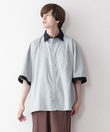 【UNIIT】クレリックルーズビッグシルエットシャツ