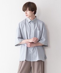 【UNIIT】クレリックルーズビッグシルエットシャツ