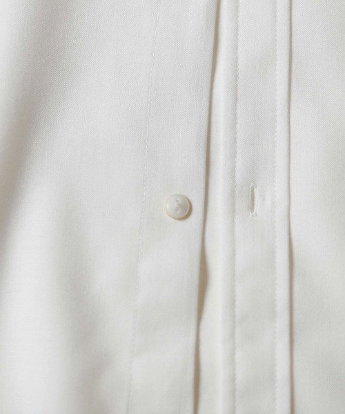 MEN'S BIGI（メンズビギ）の「メランジ調レギュラーカラー半袖シャツ（シャツ/ブラウス・メンズ・ホワイト/ベージュ/サックスブルー・01/02/03/04）」の6枚目の写真