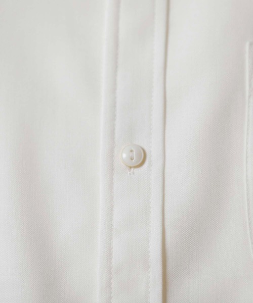 MEN'S BIGI（メンズビギ）の「メランジ調レギュラーカラー半袖シャツ（シャツ/ブラウス・メンズ・ホワイト/ベージュ/サックスブルー・01/02/03/04）」の7枚目の写真