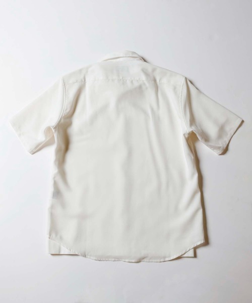 MEN'S BIGI（メンズビギ）の「メランジ調レギュラーカラー半袖シャツ（シャツ/ブラウス・メンズ・ホワイト/ベージュ/サックスブルー・01/02/03/04）」の10枚目の写真