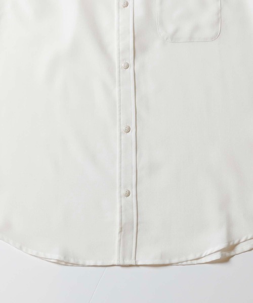 MEN'S BIGI（メンズビギ）の「メランジ調レギュラーカラー半袖シャツ（シャツ/ブラウス・メンズ・ホワイト/ベージュ/サックスブルー・01/02/03/04）」の11枚目の写真