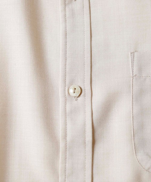 MEN'S BIGI（メンズビギ）の「メランジ調レギュラーカラー半袖シャツ（シャツ/ブラウス・メンズ・ホワイト/ベージュ/サックスブルー・01/02/03/04）」の16枚目の写真