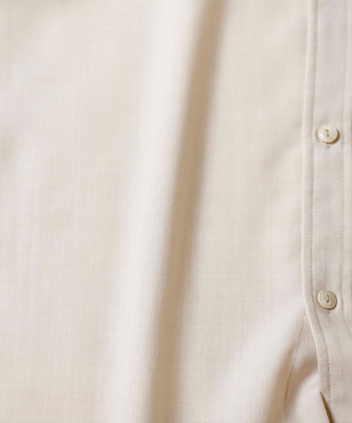 MEN'S BIGI（メンズビギ）の「メランジ調レギュラーカラー半袖シャツ（シャツ/ブラウス・メンズ・ホワイト/ベージュ/サックスブルー・01/02/03/04）」の20枚目の写真