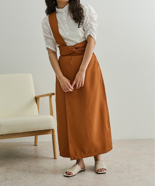 Ambre Neige(アンブルネージュ)の「スタンドカラーシャーリングブラウス/【WEB/EC限定商品】(シャツ/ブラウス・レディース・オフホワイト/クリーム/モカ・FREE)」の9枚目の写真